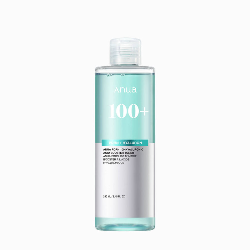 PDRN 100 Hyaluronic Acid Booster Toner — official product photograph; package size unconfirmed