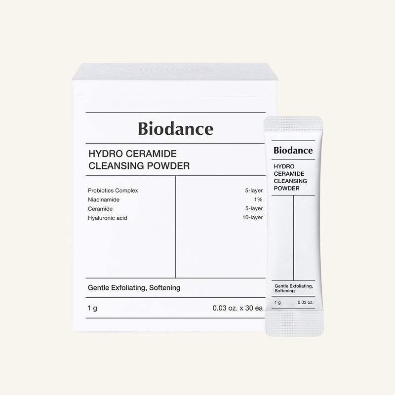 Hydro Ceramide Cleansing Powder — official product photograph; package size unconfirmed