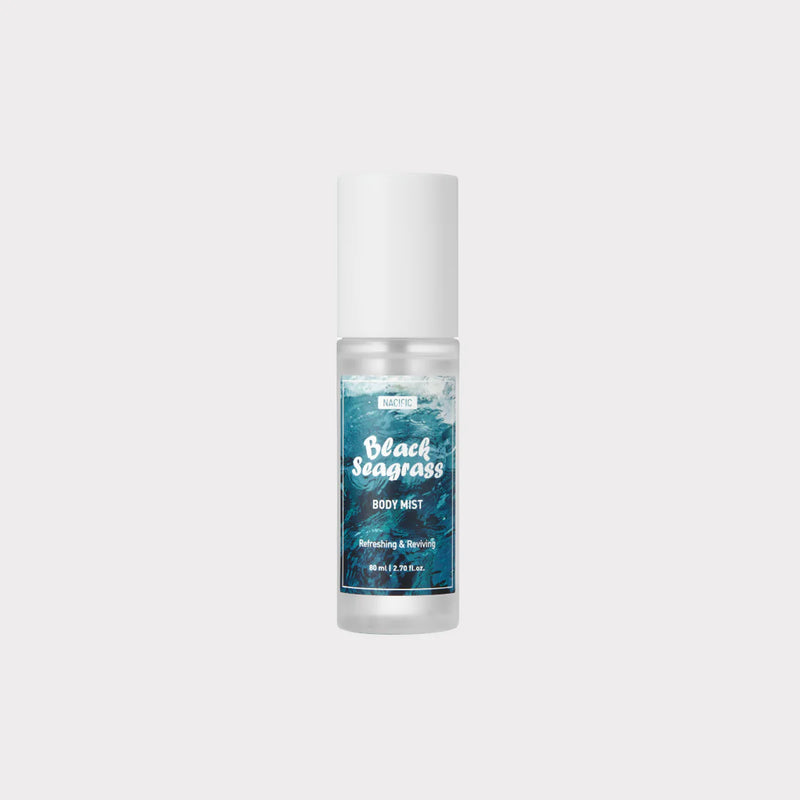 Nacific Black Seagrass Body Mist — official product photograph; package size unconfirmed