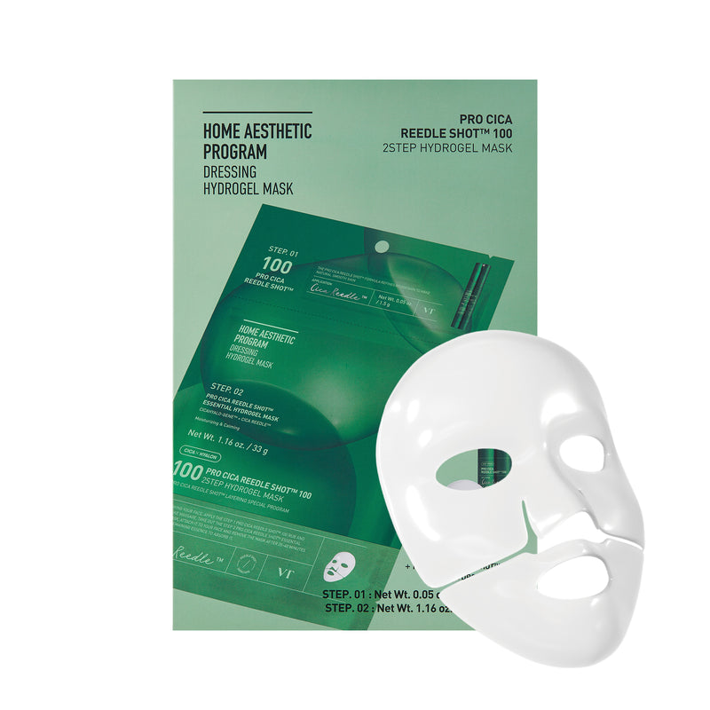 Pro Cica Reedle Shot 100 2 Step Hydrogel Mask 4ea — official product photograph; package size unconfirmed
