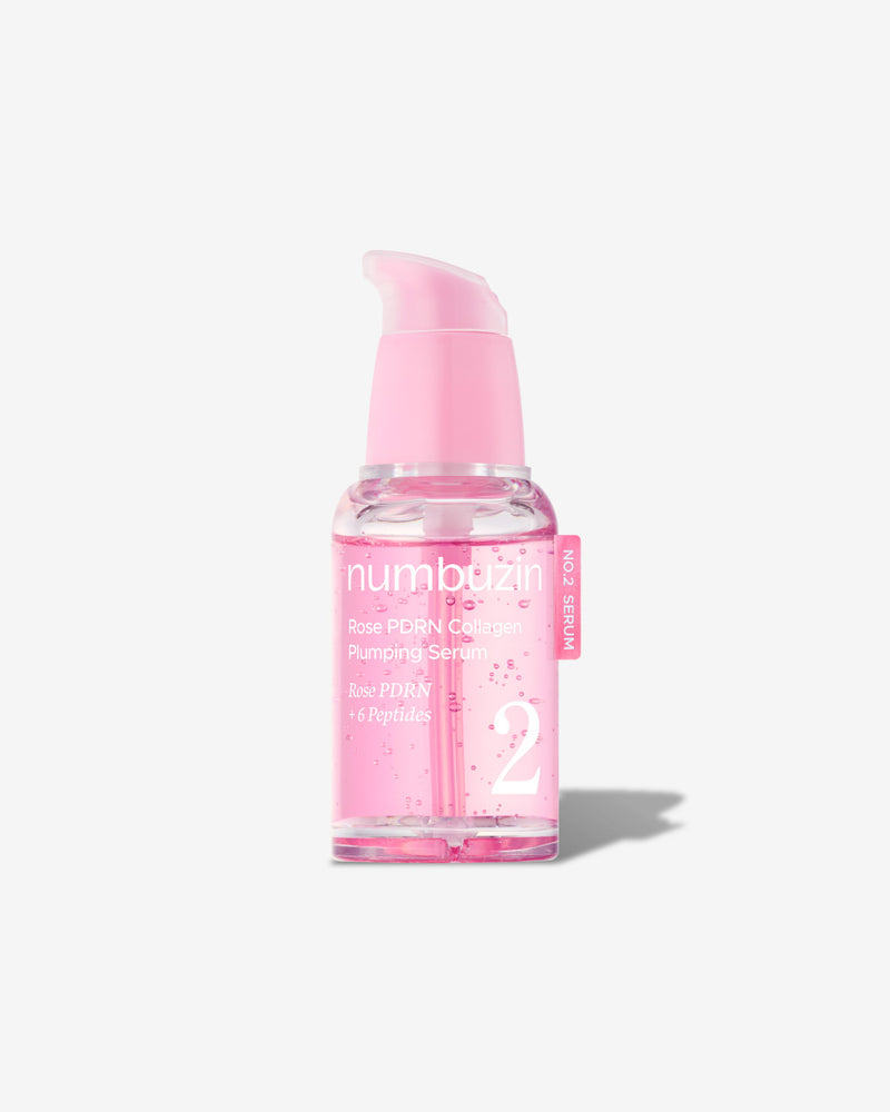 No.2 Rose PDRN Collagen Plumping Serum — official product photograph; package size unconfirmed