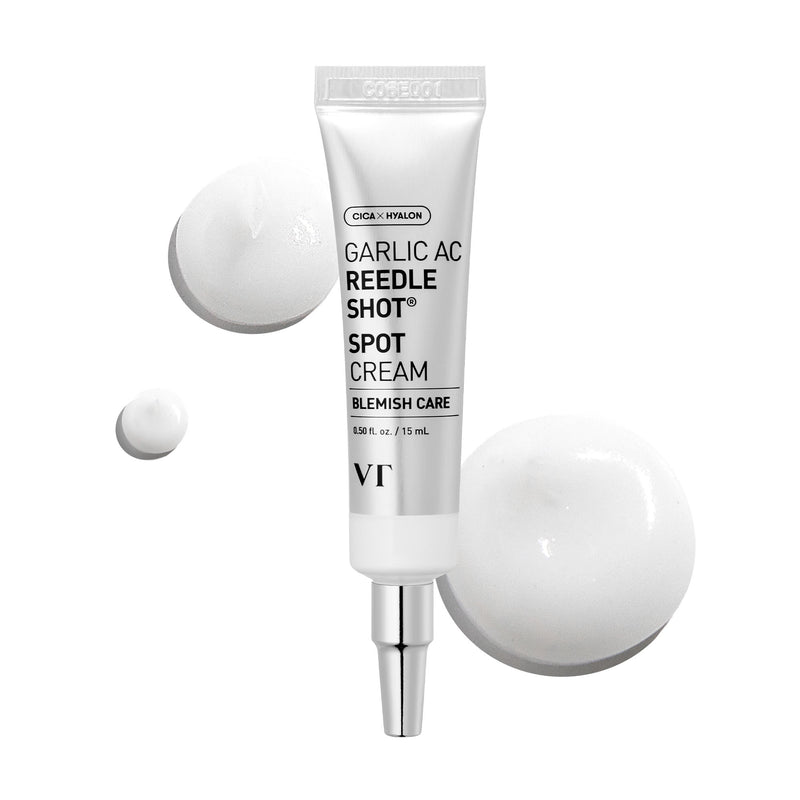 Garlic AC Reedle Shot Spot Cream — official product photograph; package size unconfirmed