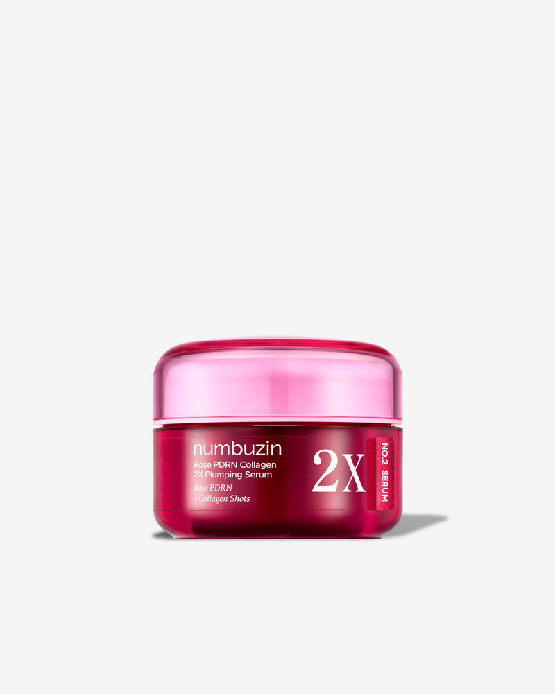 No.2 Rose PDRN Collagen 2X Plumping Serum — official product photograph; package size unconfirmed