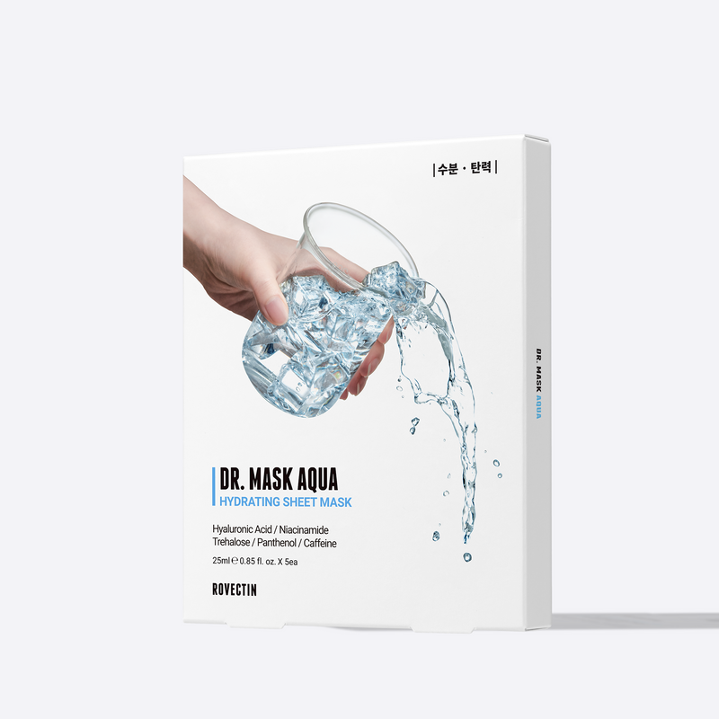 Dr. Mask Aqua Hydrating — official product photograph; package size unconfirmed