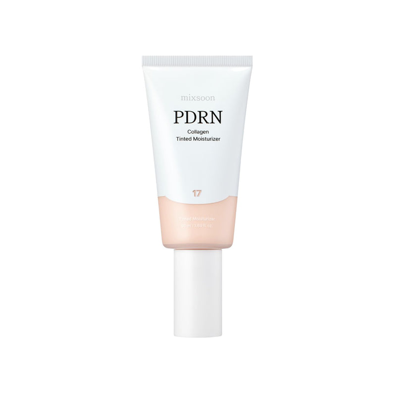 mixsoon PDRN Collagen Tinted Moisturizer No. 17 Bare 50ml — official product photograph; package size unconfirmed