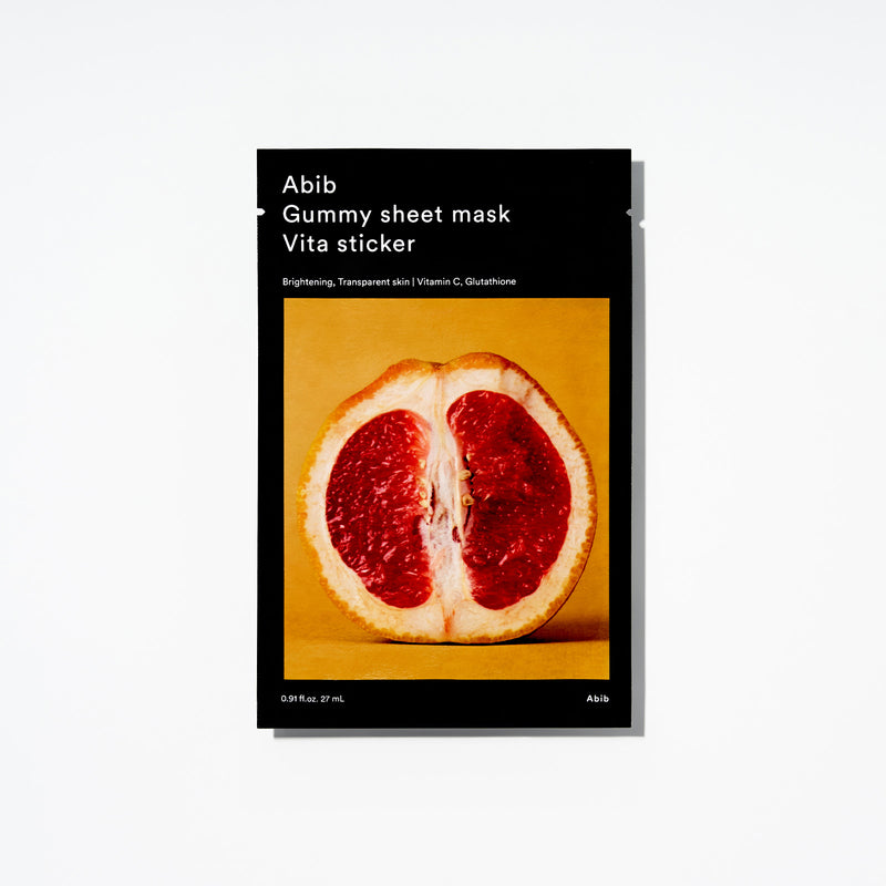 Gummy sheet mask Vita sticker(10 sheets) — official product photograph; package size unconfirmed