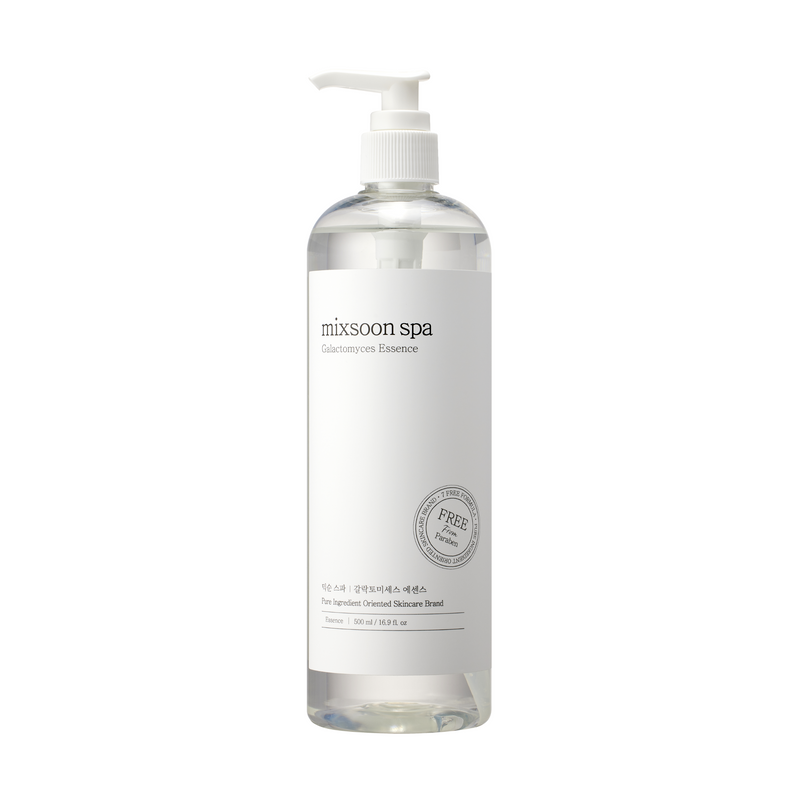 mixsoon spa Galactomyces Essence 500ml — official product photograph; package size unconfirmed