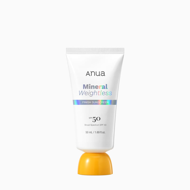Mineral Weightless Finish Sunscreen — official product photograph; package size unconfirmed