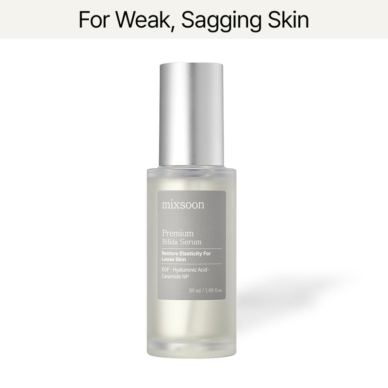 mixsoon Premium Bifida Serum 50ml — official product photograph; package size unconfirmed