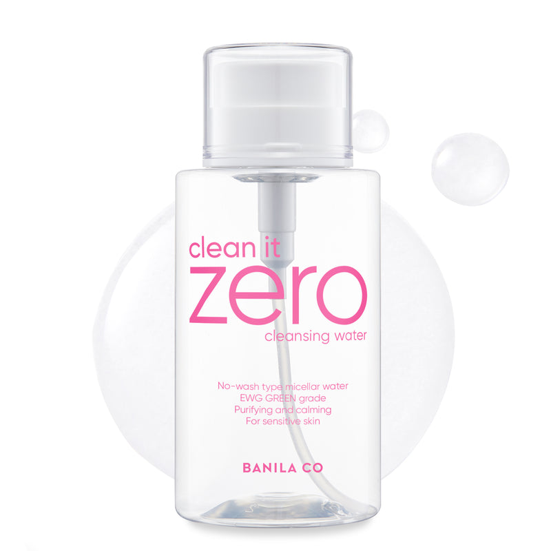 Clean it Zero Pure Cleansing Water — official product photograph; package size unconfirmed