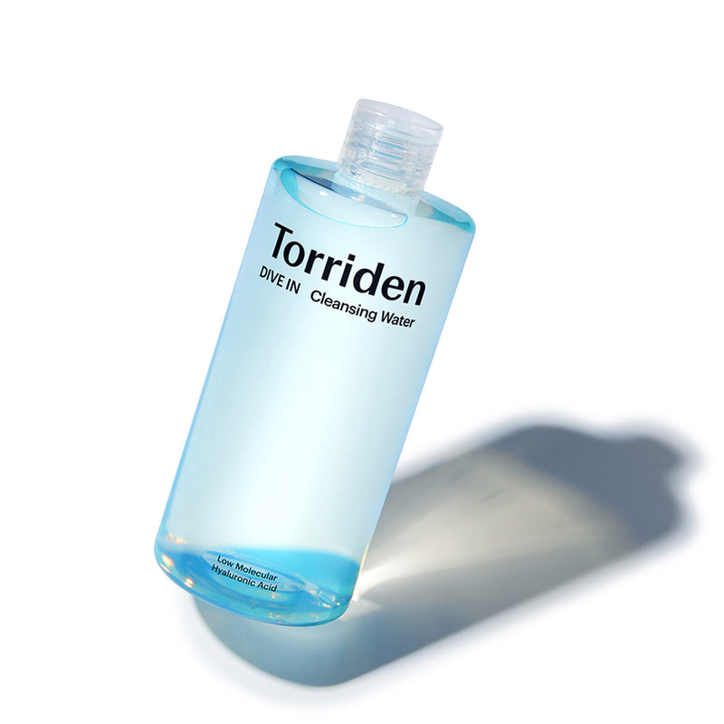 DIVE IN Cleansing Water — official product photograph; package size unconfirmed