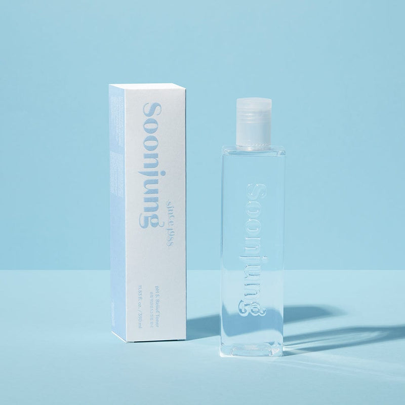 ETUDE SoonJung pH 5.5 Relief Toner 350ML — official product photograph; package size unconfirmed