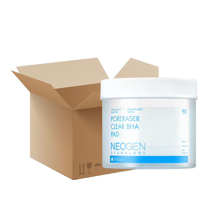 [1BOX / 30ea] NEOGEN DERMALOGY Poreraser Clear BHA Pad (90 Pads) — official product photograph; package size unconfirmed