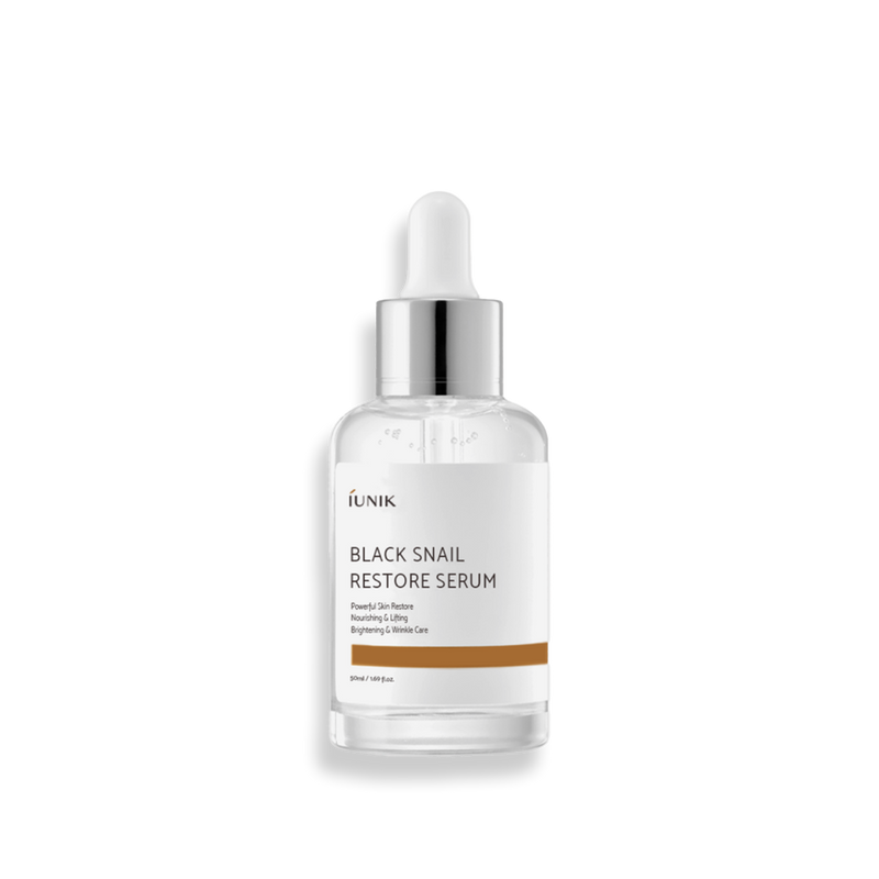 Black Snail Restore Serum — official product photograph; package size unconfirmed