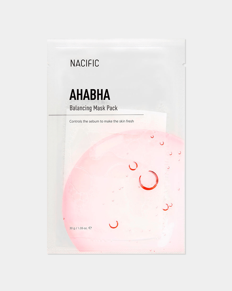 NACIFIC AHA BHA Balancing Mask — official product photograph; package size unconfirmed