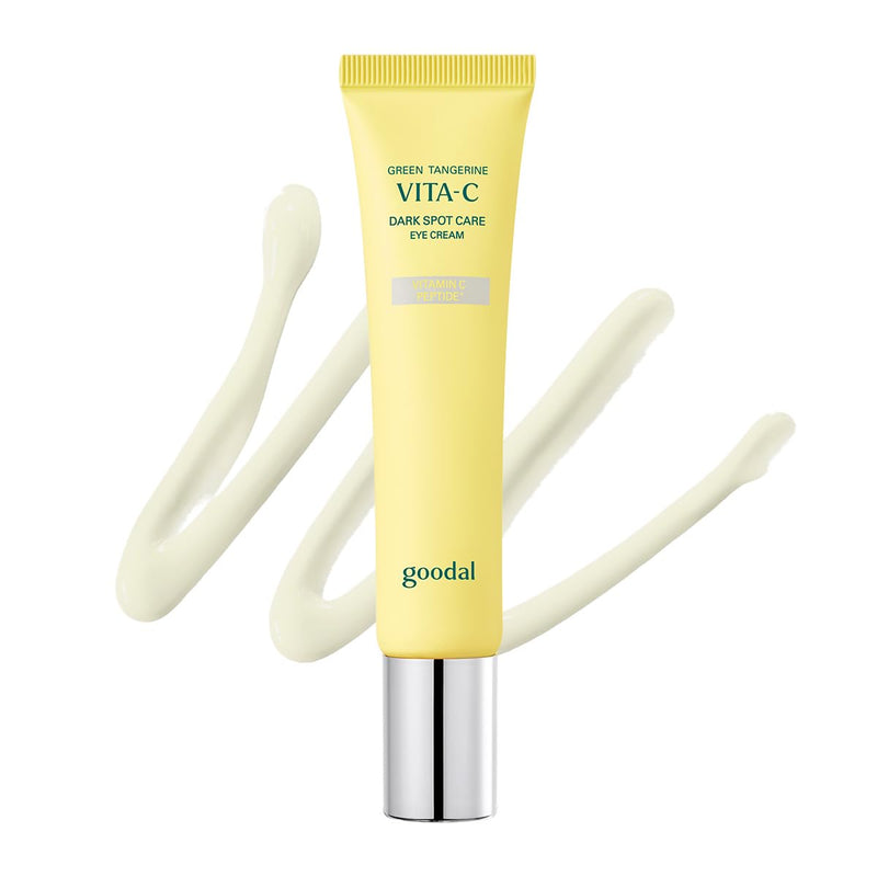 [GOODAL] Green Tangerine Vitamin C Dark Circle Eye Cream — official product photograph; package size unconfirmed