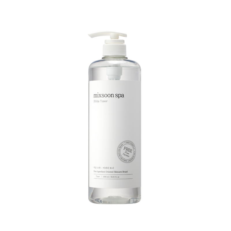mixsoon spa Bifida Toner 1000ml — official product photograph; package size unconfirmed