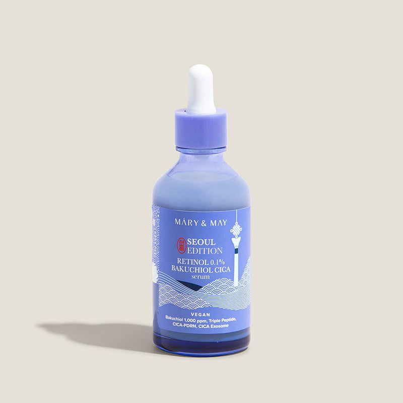 Mary&May Retinol 0.1% Bakuchiol Cica Serum — official product photograph; package size unconfirmed