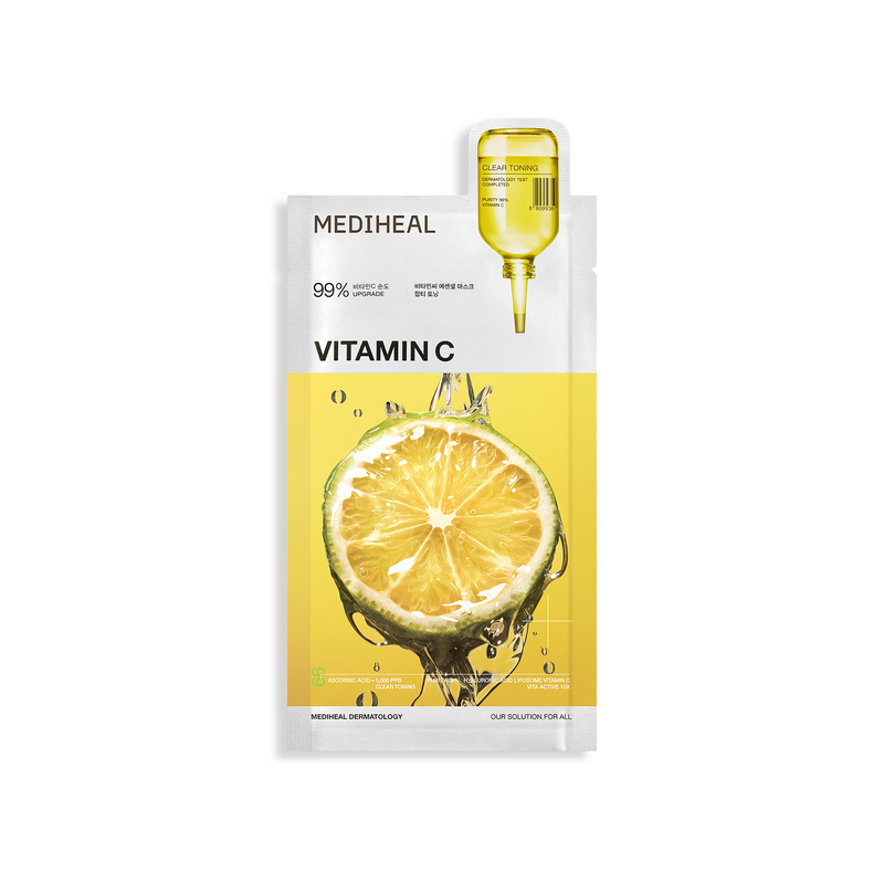 Vitamin C Essential Mask Clear Toning — official product photograph; package size unconfirmed