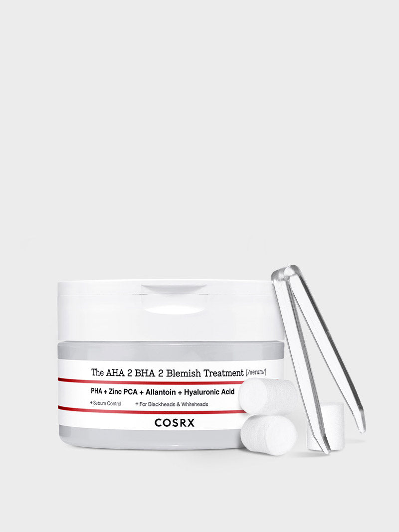 The AHA 2 BHA 2 Blemish Treatment Serum — official product photograph; package size unconfirmed