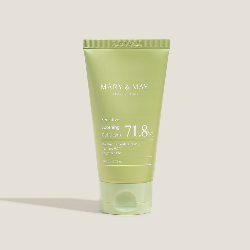 Mary&May Sensitive Soothing Gel Cream — official product photograph; package size unconfirmed
