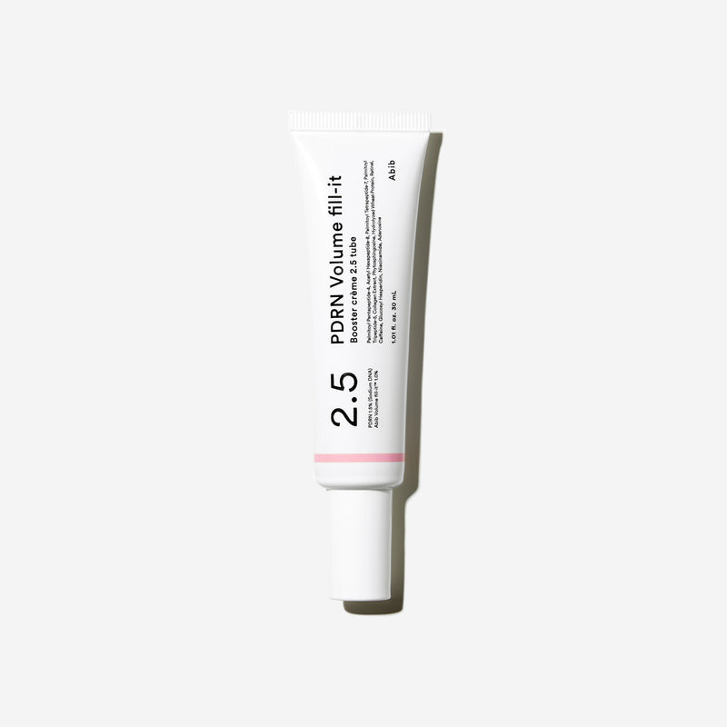 PDRN Volume fill-it Booster crème 2.5 tube — official product photograph; package size unconfirmed