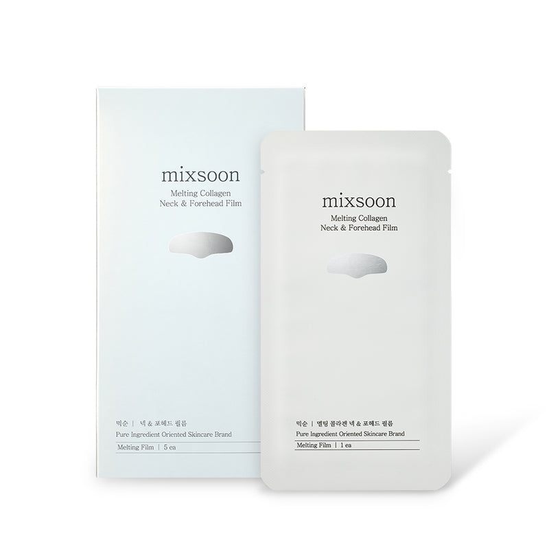 mixsoon Melting Collagen Neck & Forehead Film — official product photograph; package size unconfirmed