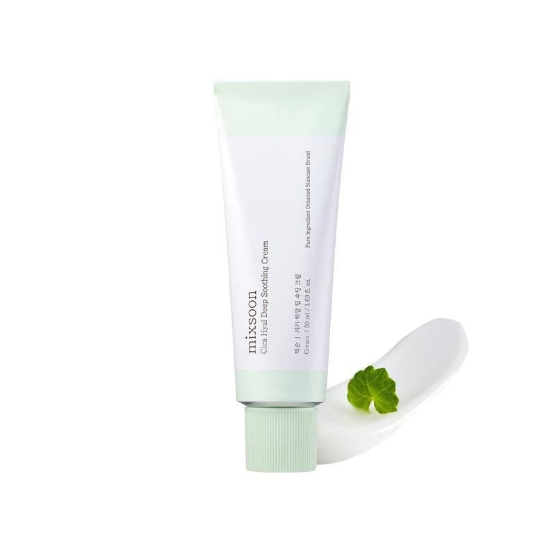 mixsoon Cica Hyal Deep Soothing Cream 50ml — official product photograph; package size unconfirmed