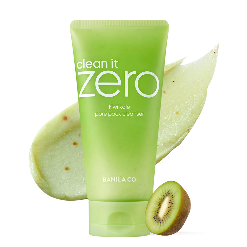 Clean it Zero Kiwi Kale Pore Pack Cleanser — official product photograph; package size unconfirmed