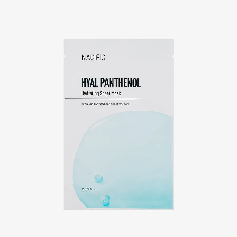 Nacific Hyal Panthenol Hydrating Sheet Mask — official product photograph; package size unconfirmed