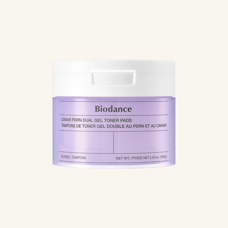 Caviar PDRN Dual Gel Toner Pads — official product photograph; package size unconfirmed