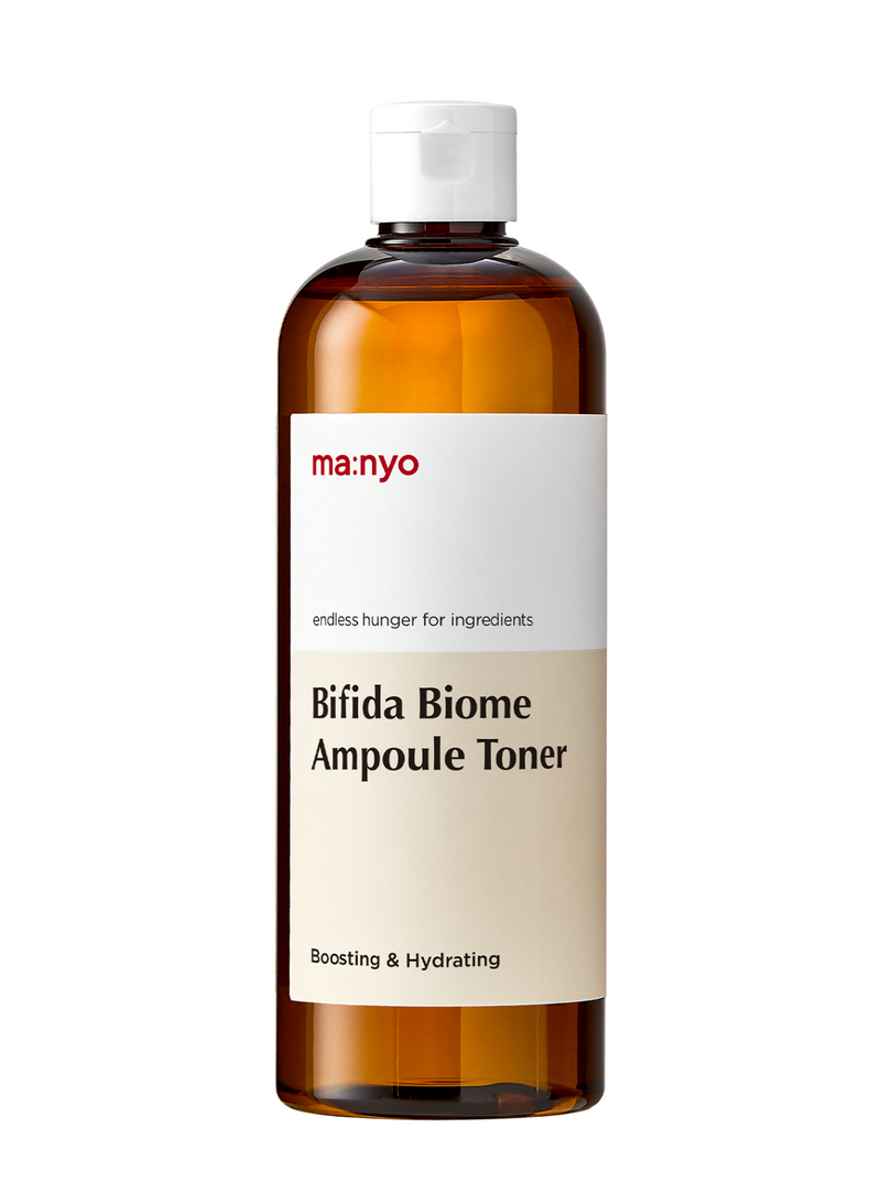 Bifida Biome Ampoule Toner — official product photograph; package size unconfirmed