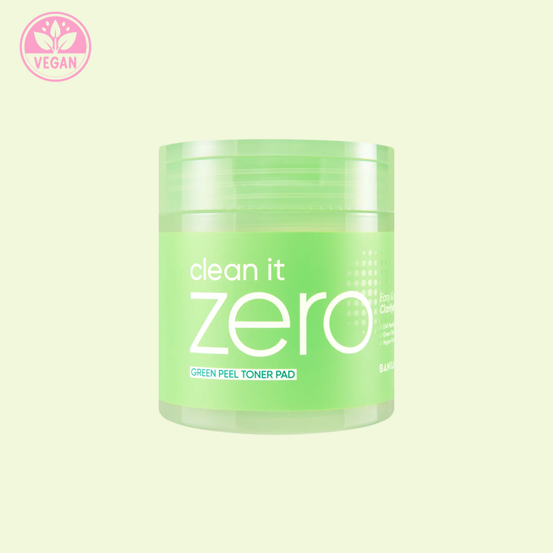 Clean it Zero Green Peel Toner Pad — official product photograph; package size unconfirmed