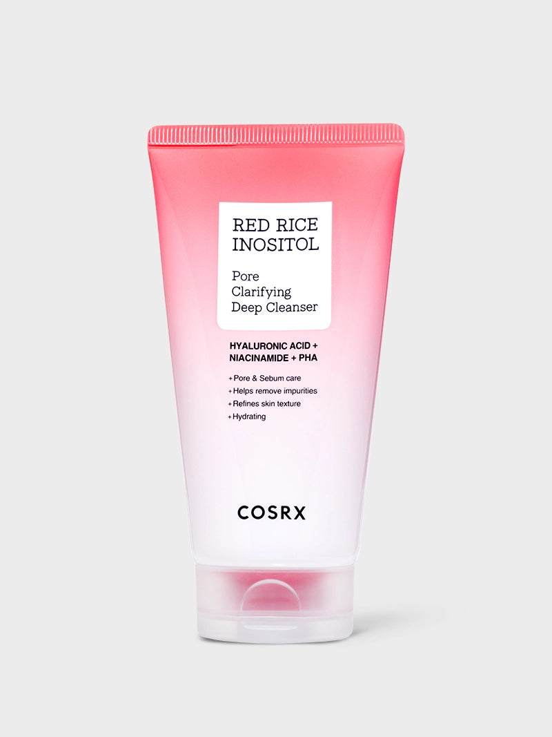 COSRX RED RICE INOSITOL Pore Clarifying Deep Cleanser — official product photograph; package size unconfirmed