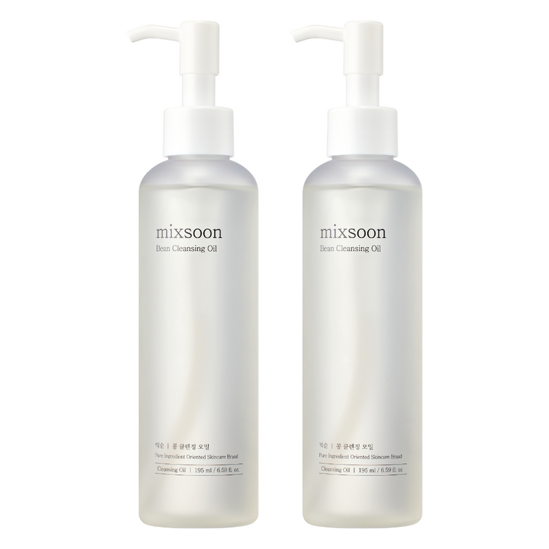 mixsoon 1 + 1 Bean Cleansing Oil 195ml — official product photograph; package size unconfirmed