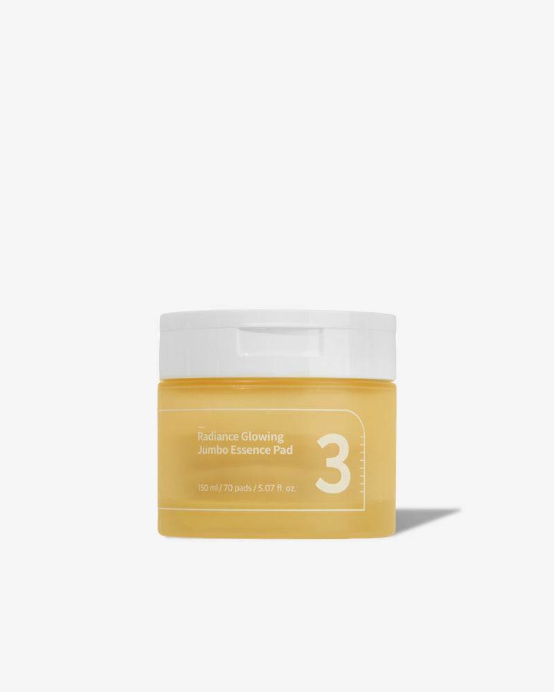 No.3 Radiance Glowing Jumbo Essence Pads — official product photograph; package size unconfirmed