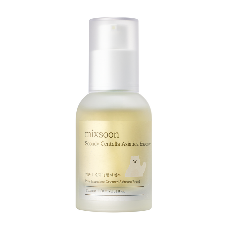 mixsoon Soondy Centella Asiatica Essence 30ml — official product photograph; package size unconfirmed