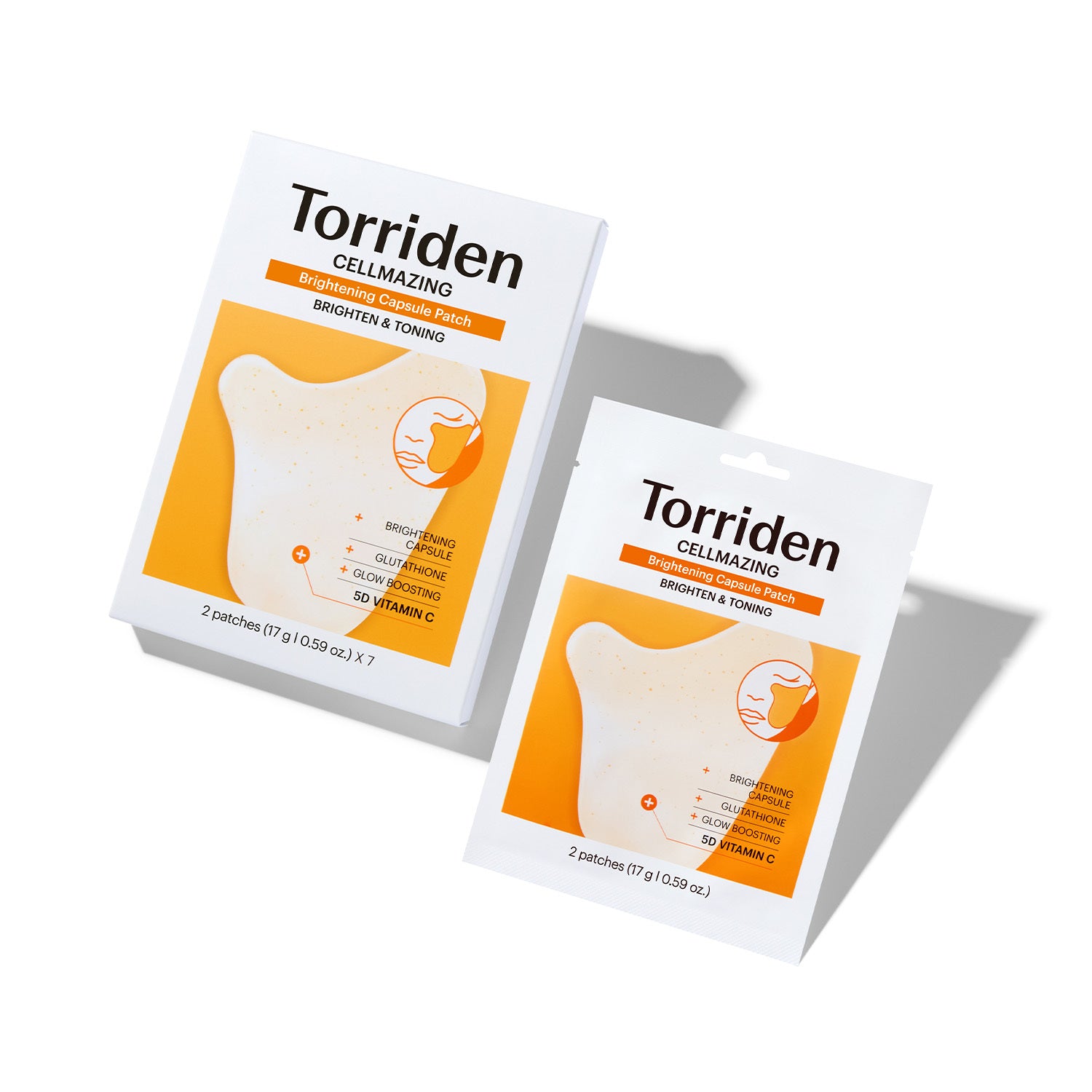 CELLMAZING Brightening Capsule Patch — official product photograph; package size unconfirmed