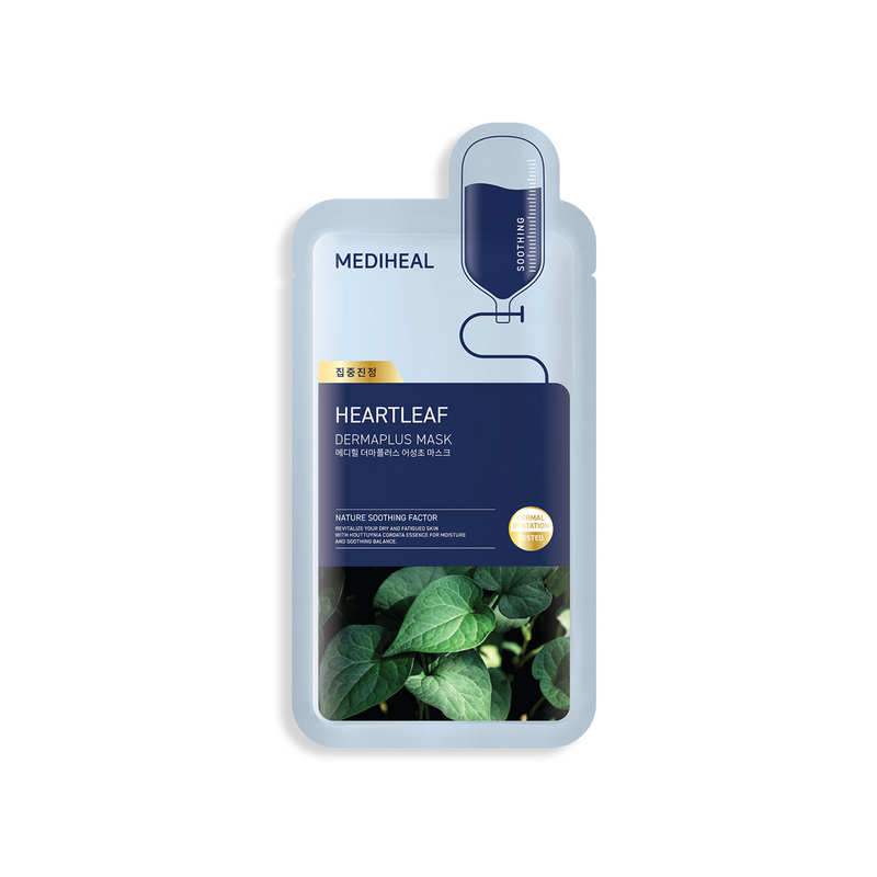 Dermaplus Heartleaf Mask — official product photograph; package size unconfirmed