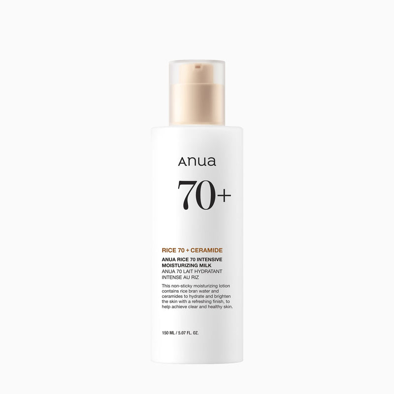 Rice 70 Intensive Moisturizing Milk — official product photograph; package size unconfirmed