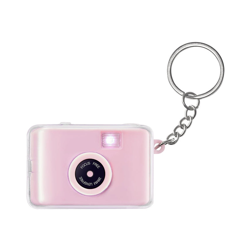 MINI CAMERA KEYRING — official product photograph; package size unconfirmed