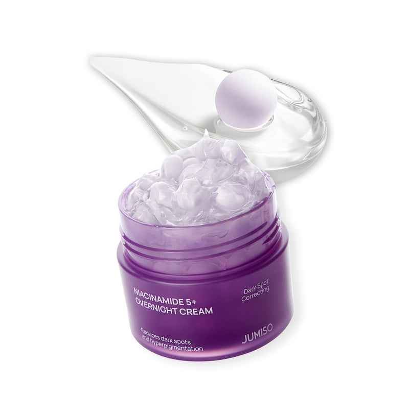 [NEW] Niacinamide 5+ Overnight Cream 50ml — official product photograph; package size unconfirmed