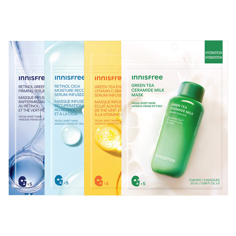 Serum-Infused Sheet Mask 5 Pack — official product photograph; package size unconfirmed