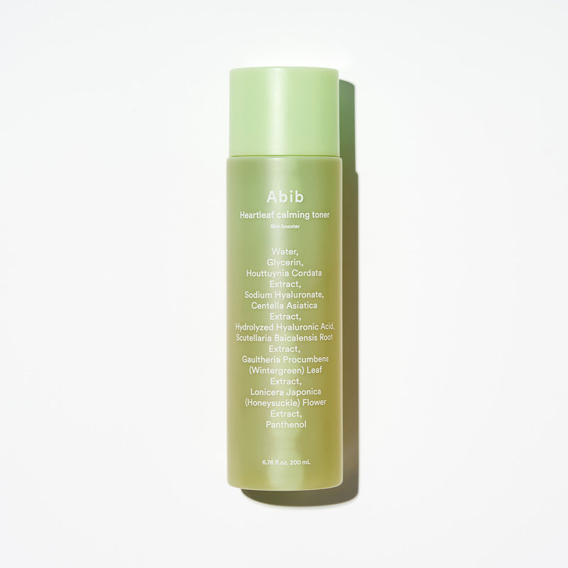 Heartleaf calming toner Skin booster — official product photograph; package size unconfirmed