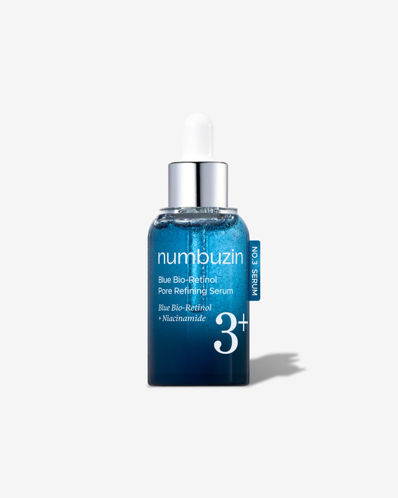 No.3 Blue Bio-Retinol Pore Refining Serum — official product photograph; package size unconfirmed