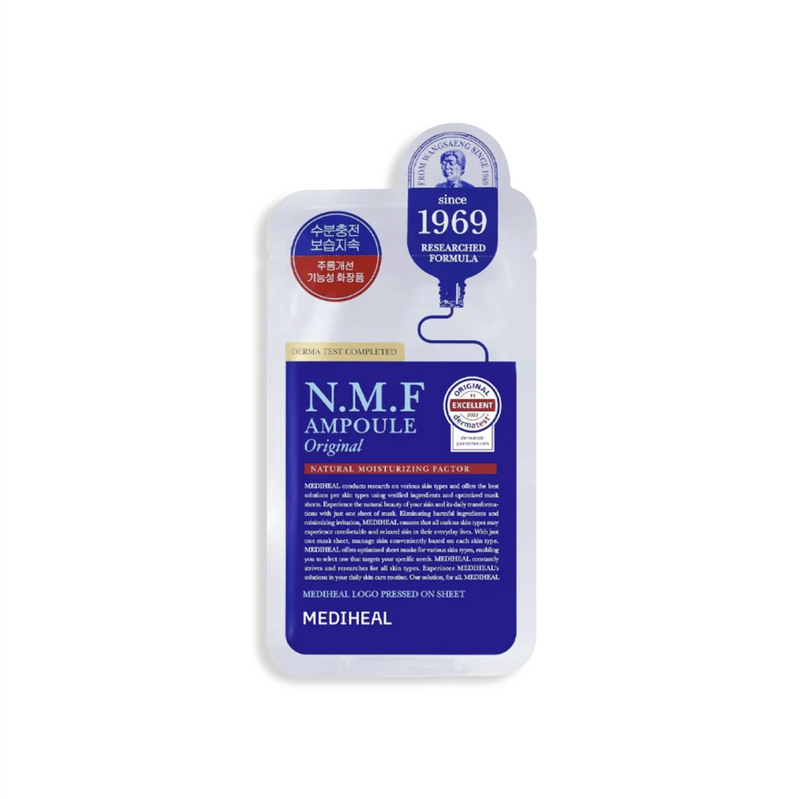 The N.M.F Ampoule Mask — official product photograph; package size unconfirmed