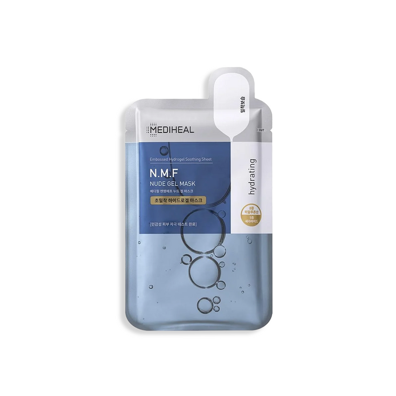 N.M.F Nude Gel Mask — official product photograph; package size unconfirmed