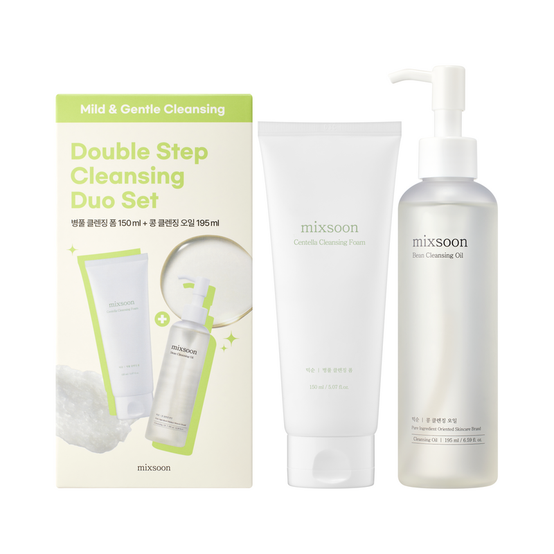 mixsoon Double Cleansing Duo Set — official product photograph; package size unconfirmed