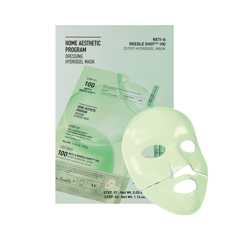 Reti-A Reedle Shot 100 2 Step Hydrogel Mask 4ea — official product photograph; package size unconfirmed