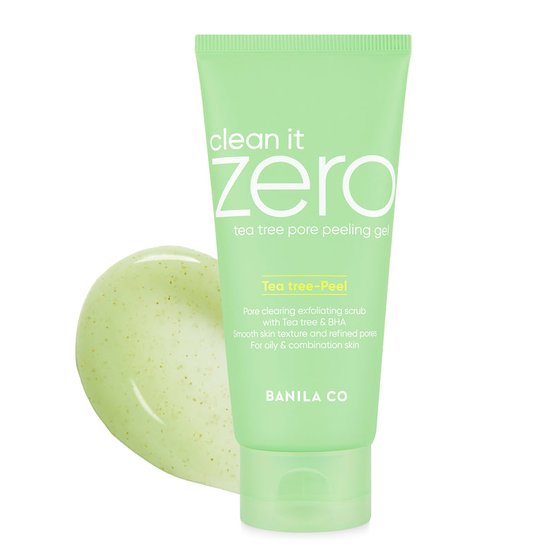 Clean it Zero Tea Tree Pore Peeling Gel — official product photograph; package size unconfirmed